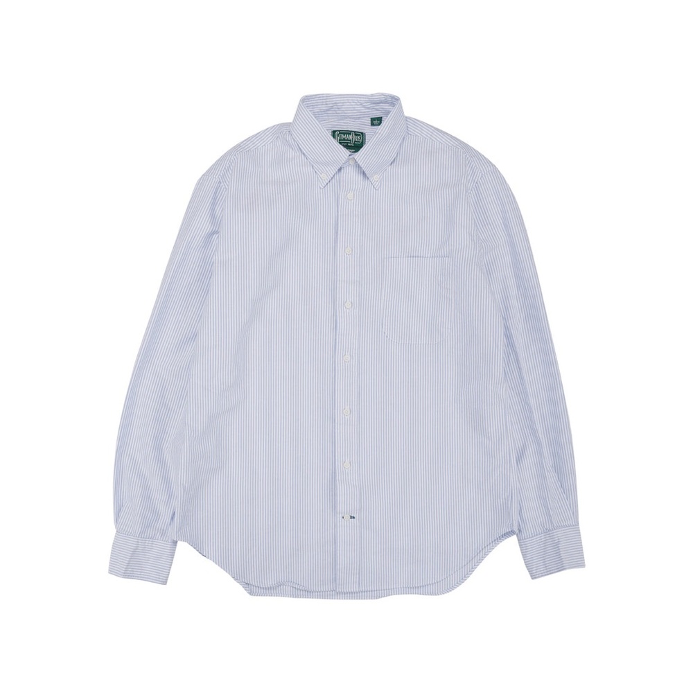 Gitman Brothers Classic Blue Stripe Men’s Button-Down Shirt